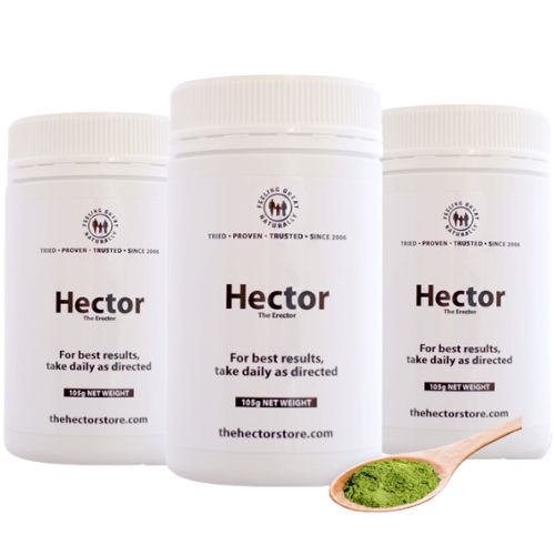 Hector the Erector - for Men  3 Pack